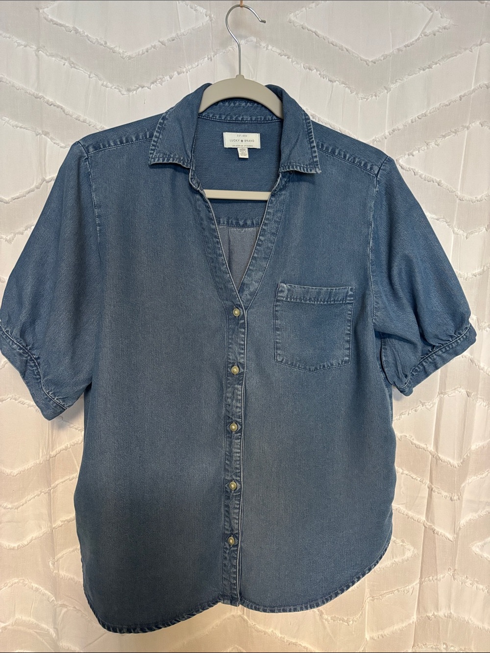 Lucky Brand Medium Blue Denim Shirt